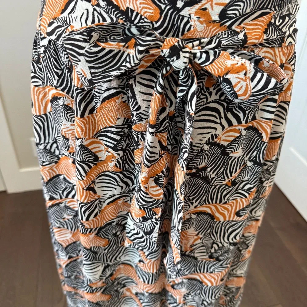ANTHROPOLOGIE PORRIDGE ZEBRA SKIRT L - Picture 4 of 10